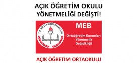 Açık Ortaokul Yönetmeliği Değişmiştir!