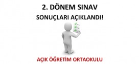 2. Dönem Sınav Sonuçları Açıklandı!