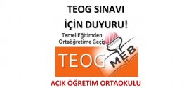 Açık Ortaokul ve TEOG Sınavı